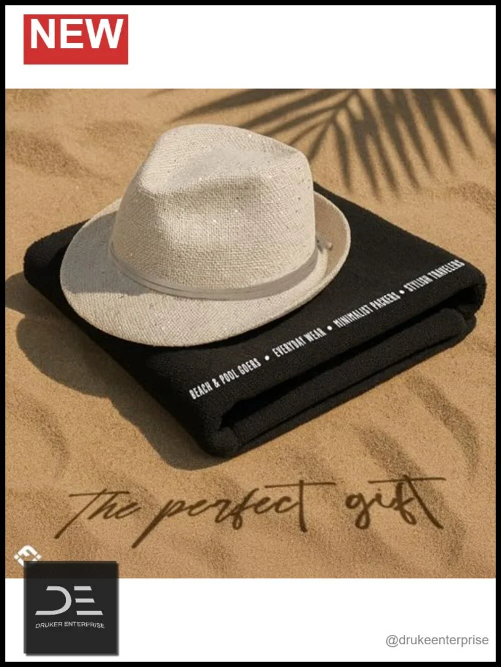 UPF 50+ Straw Fedora Hat for Women - Packable Short Brim Sun Hat
